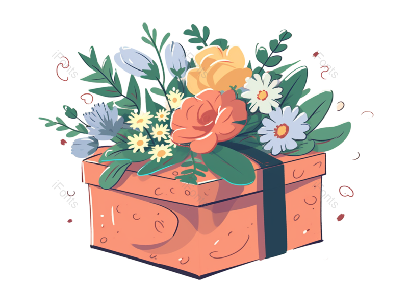 节日图片,花卉元素,情人节PNG,免抠素材